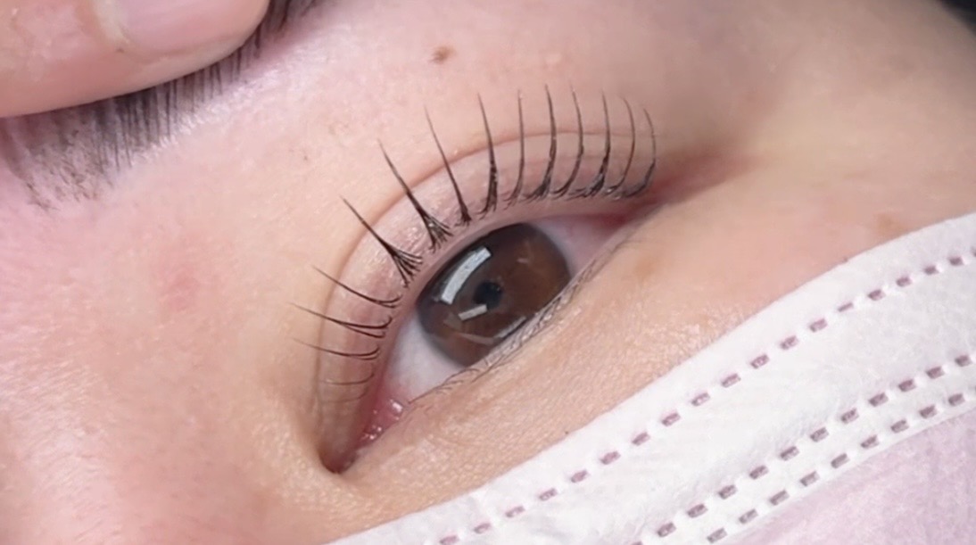 Precision lash lift result